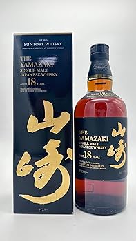 Amazon.co.jp: シングルモルト 山崎 18年 whiskyウイスキー 43